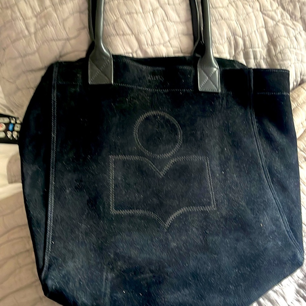 Isabel Marant Dark Tote with Iconic Logo